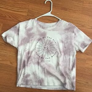 Lavender tie dye t shirt